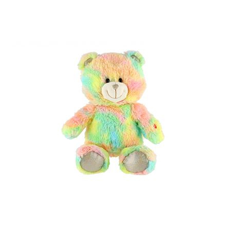 TEDDIES Dětský medvídek duhový 40 cm
