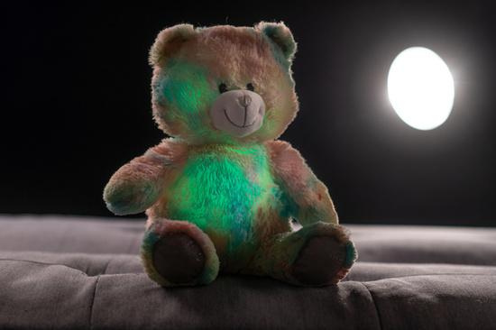 TEDDIES Dětský medvídek duhový 40 cm
