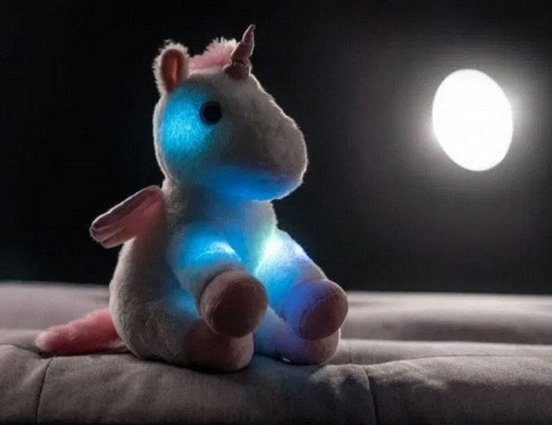 TEDDIES Dětský jednorožec s křídly 38 cm
