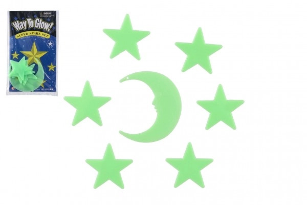 Teddies Svítící hvězdy měsíc 7 ks