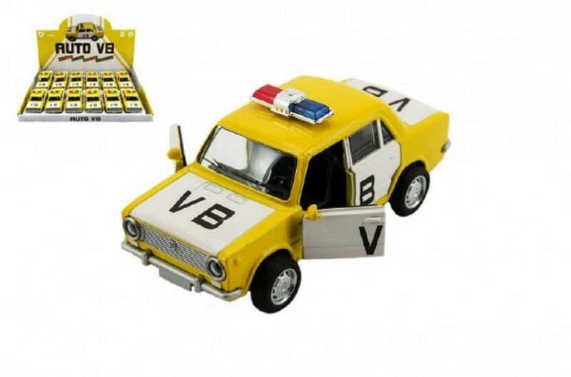 Auto policie VB Lada 1200 VAZ  se zvukem a světlem na zpětný chod