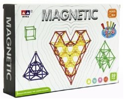 Teddies Magnetická stavebnice 99 ks