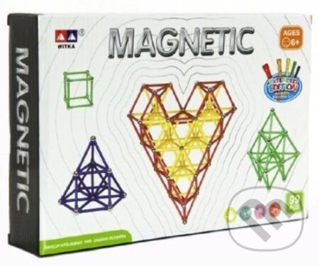 Teddies Magnetická stavebnice 99 ks