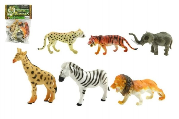 Zvířátka safari ZOO sada 6 ks