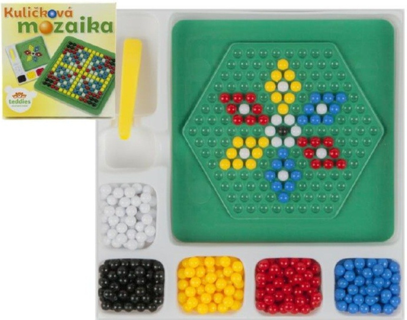 Teddies Kuličková mozaika s pinzetou malá
