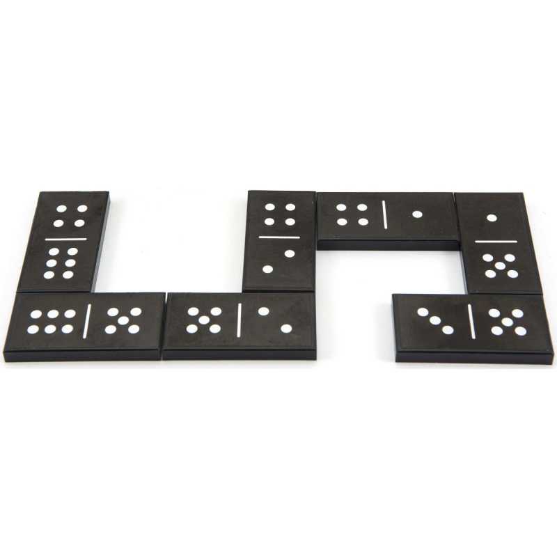 Domino Classic 28ks společenská hra plast v krabičce 21x6x3cm