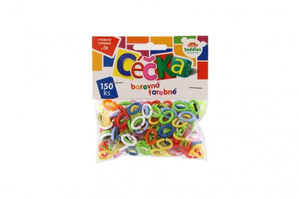 Teddies Céčka barevná 150 ks plast v sáčku