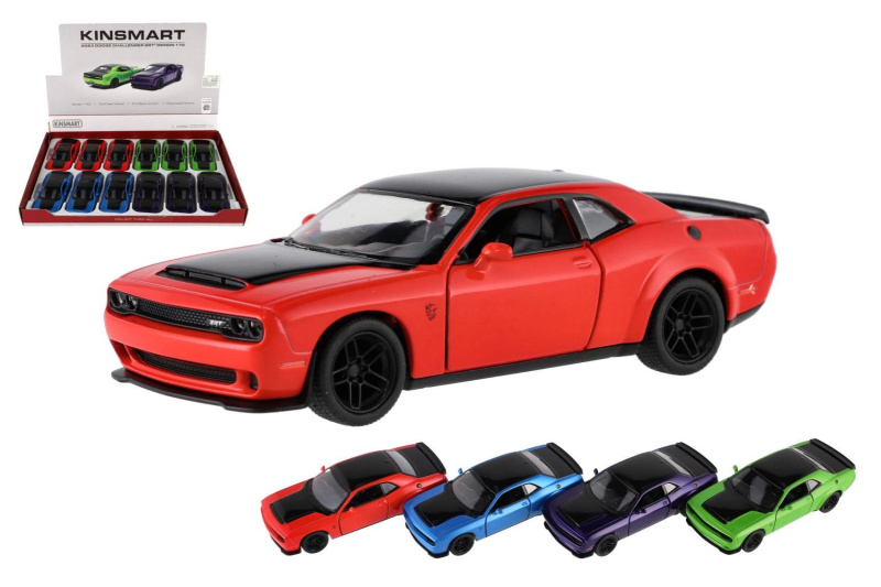 Auto Kinsmart 2023 Dodge Challenger SRT Demon kovový model