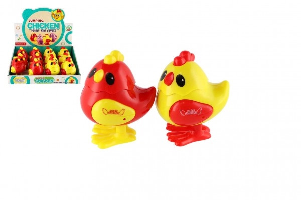 Teddies Kuřátko na natažení plast 7x9cm 2 barvy 12ks v boxu