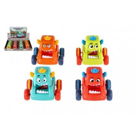 Teddies Auto monstrum plastové squishy na koni