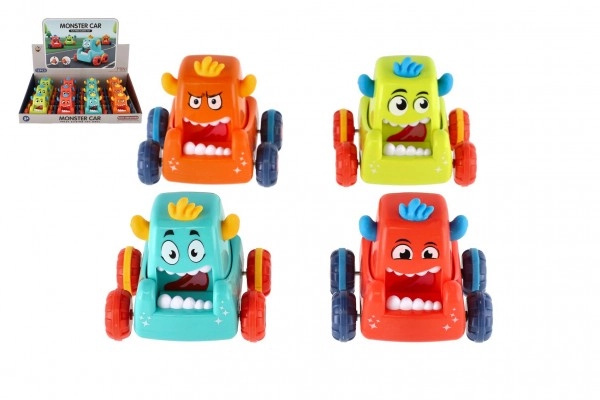 Teddies Auto monstrum plastové squishy na koni