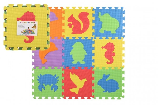 Pěnové puzzle zvířátka