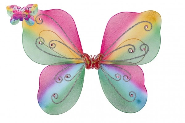 Křídla motýlí nylon 44x32cm v sáčku