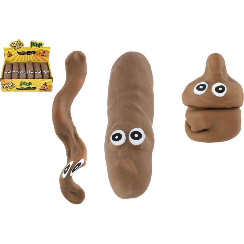 Teddies Hovínko antistresové 14cm elastické tvarovatelné v sáčku