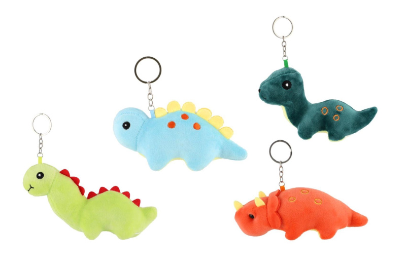 Plyšový přívěsek dinosaurus 15-18 cm čtyři druhy