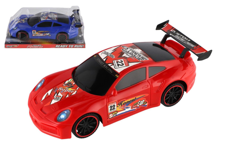 Sportovní plastové auto na setrvačník 30 cm