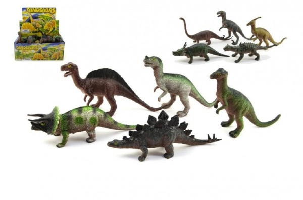 Teddies Dinosaurus plast 20 cm 24 ks v boxu
