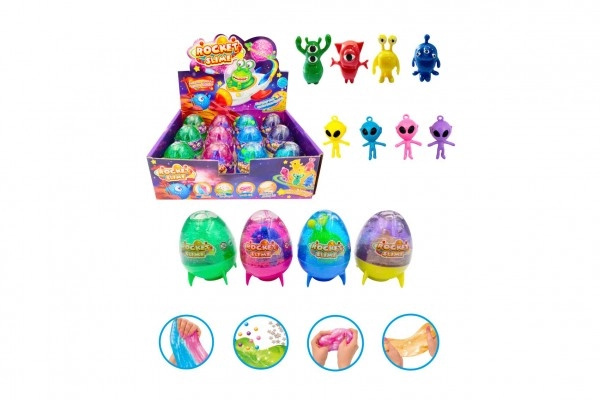 TEDDIES Třpytivý sliz s mimozemšťanem 1ks mix variant či barev