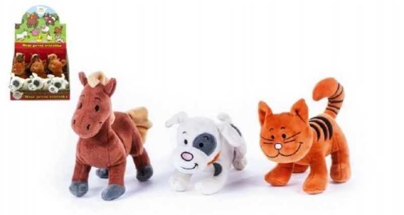 Teddies Zvířátko plyš se zvukem Pejsek 20 cm