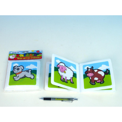 Teddies Knížka pískací měkká Moje první zvířátka