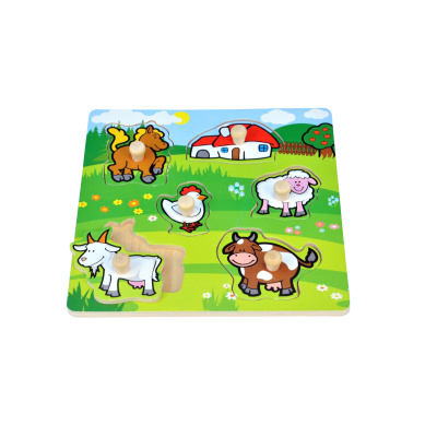 Vkládačka Moje první zvířátka - 6 dílků