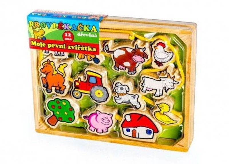 Provlékačka dřevěná Moje první zvířátka