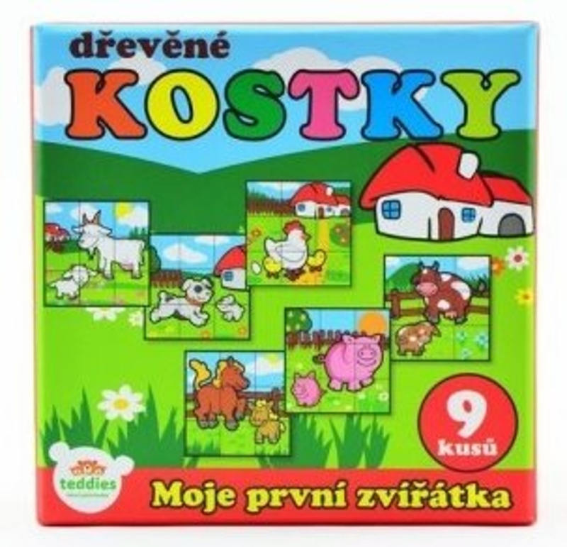 Teddies kostky kubus Moje první lesní zvířátka