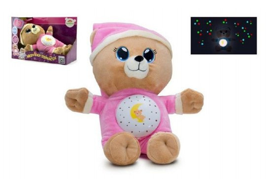 Teddies Medvídek usínáček růžová