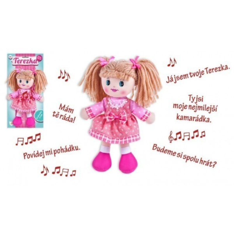 Teddies Panenka Terezka hadrová plyš 30 cm