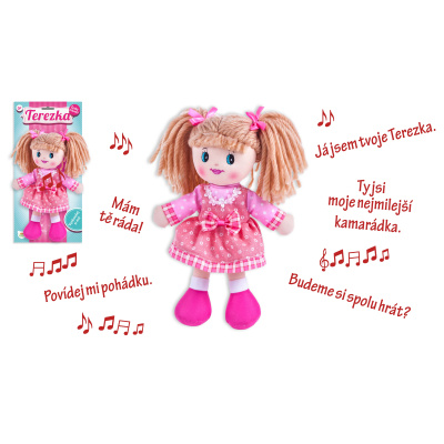 Teddies Panenka Terezka hadrová plyš 30 cm