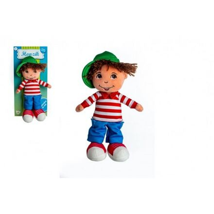 Teddies kluk Honzík hadrový česky mluvící na kartě 30 cm
