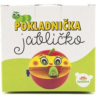 Pokladnička červené jablko na klíček