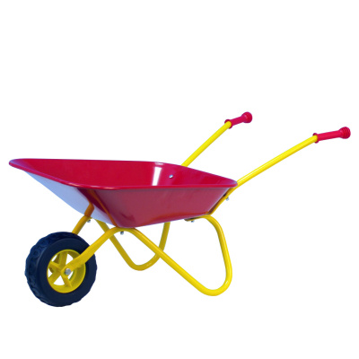 Teddies Plechové kolečko Yupee velké červené 78x40x32cm v krabici