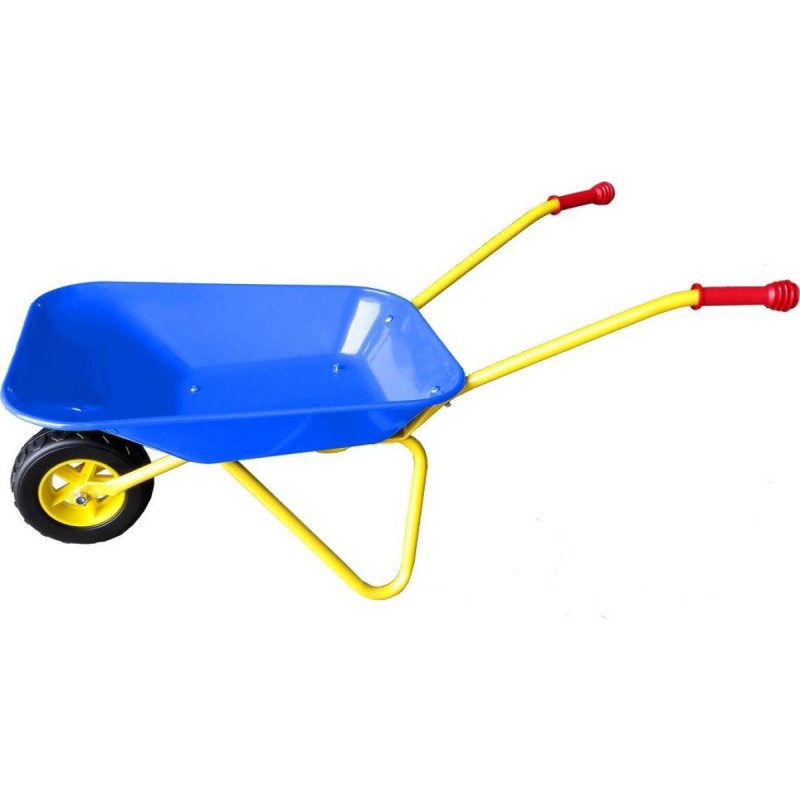 Teddies plechové kolečko Yupee velké modré 78x40x32cm v krabici