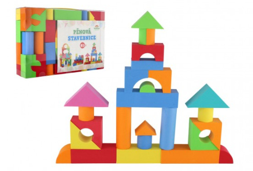 Teddies Stavebnice pěnová 81ks