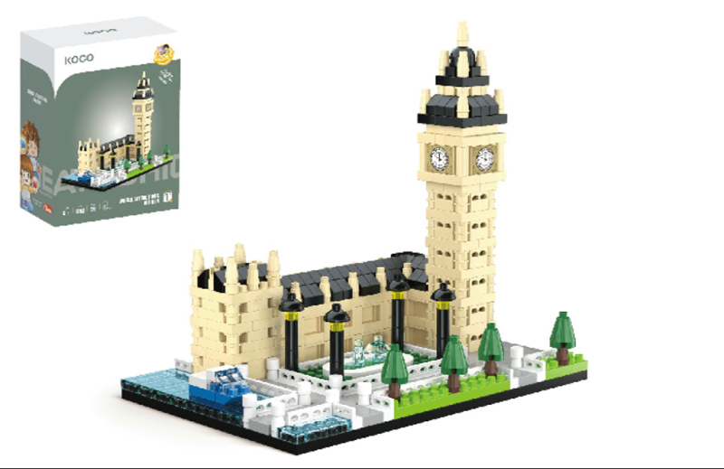 KOCO Stavebnice mini Big Ben 523ks
