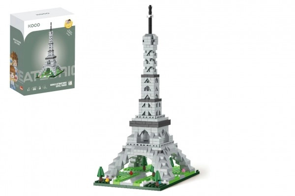 KOCO Stavebnice mini Eiffelova věž 538ks
