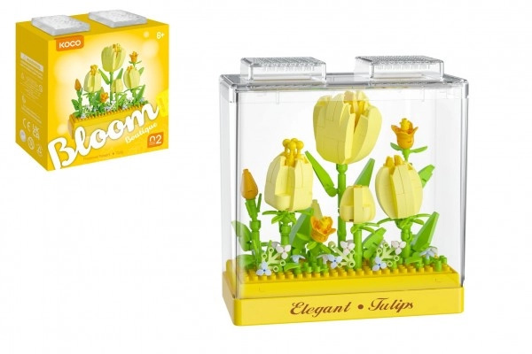 KOCO Stavebnice mini Tulipány 295ks