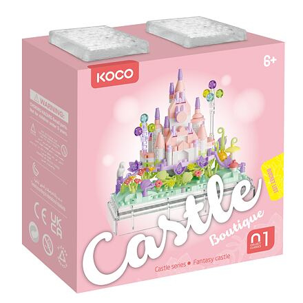 KOCO Stavebnice mini Letní hrad 412ks