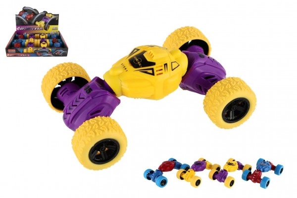 Teddies Auto kaskadérské plast 5x9cm na zpětné natažení 4 barvy