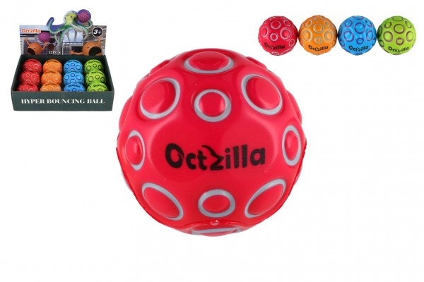 Míček extrémně skákací pěna 6cm 4 barvy 12ks v boxu