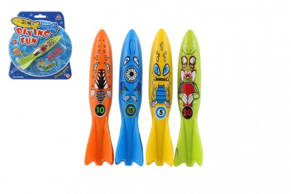 Teddies Torpédo pro potápění plast 13 cm