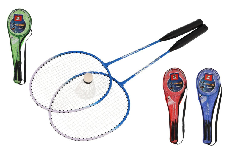 Badmintonová sada s 2 pálkami a 1 míčkem