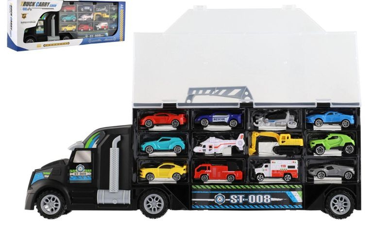 Auto kamion přepravník s dopravními prostředky 50 cm