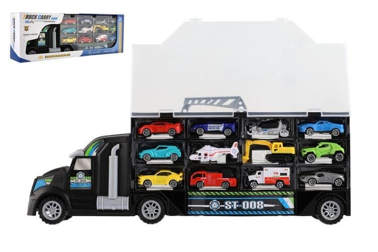Auto kamion přepravník s dopravními prostředky 50 cm