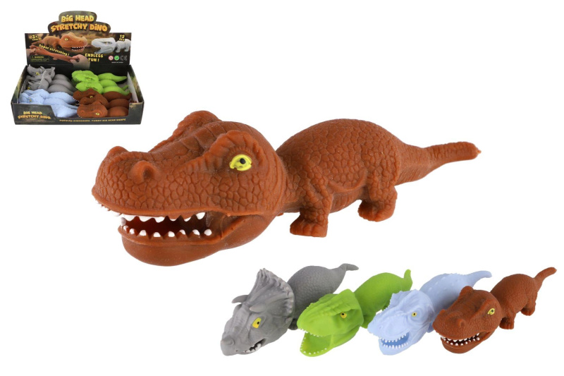 Dinosaurus antistresová hračka z pískem 18 cm