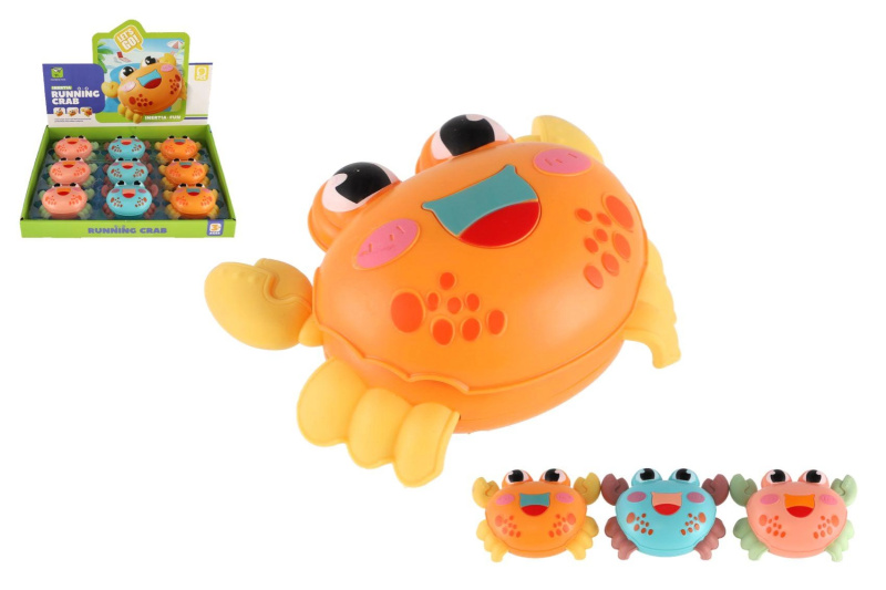 Zábavný krab na zpětné natažení ve třech barvách