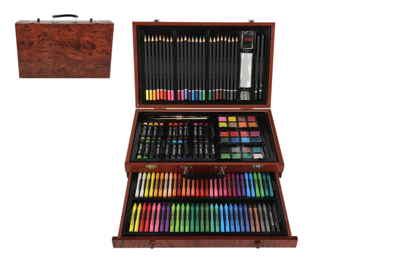 Sada na malování Art Box kreativní sada v dřevěném kufříku