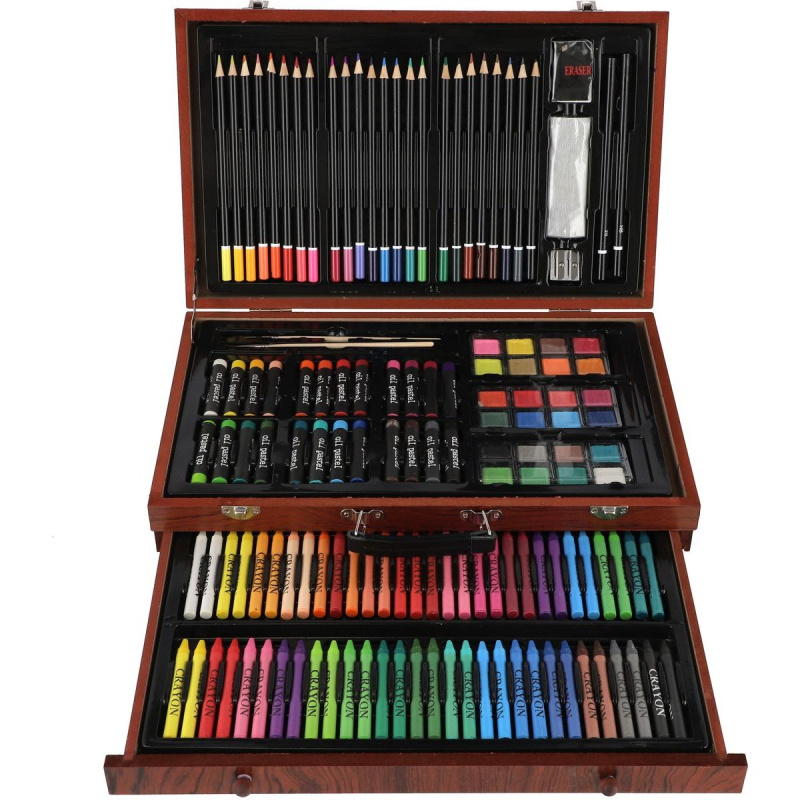 Sada na malování Art Box kreativní sada v dřevěném kufříku