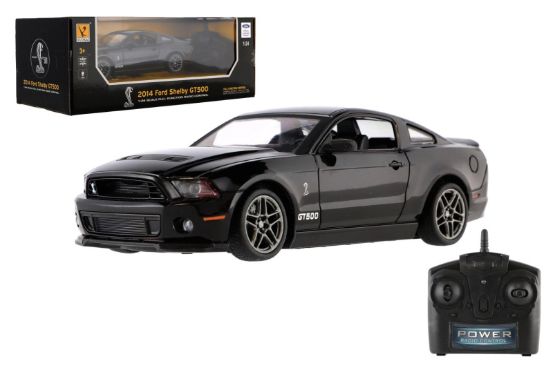 rc auto ford shelby gt500 1:24 se světly, 2,4 ghz